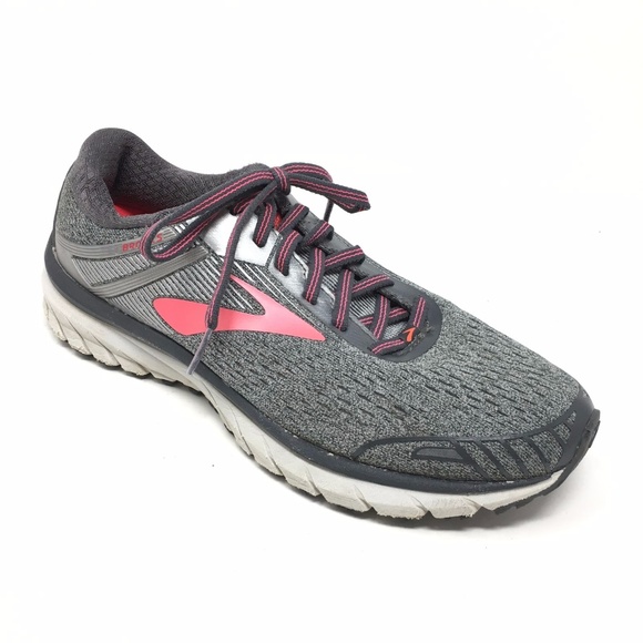 brooks grey and pink